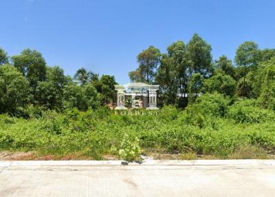 40016 Land project for sale, 60 rai, Bang Pla Road, pink area. Next to Tha Chin River