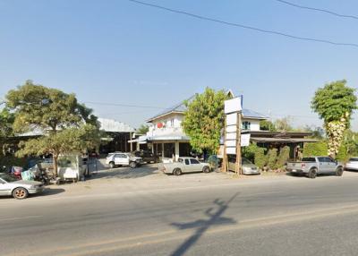 90599 - Land for sale with office + 1 house, 2 warehouses, 1 coffee shop, Pathum Thani.