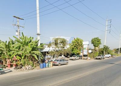 90599 - Land for sale with office + 1 house, 2 warehouses, 1 coffee shop, Pathum Thani.