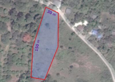 37597-Land for sale, Thanarat Road, Km. 8, area 3 rai 327 sq wa