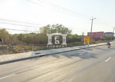 38597-Empty land for sale. Khlong Dan-Sukhumvit Road, area 52-1-89 rai.