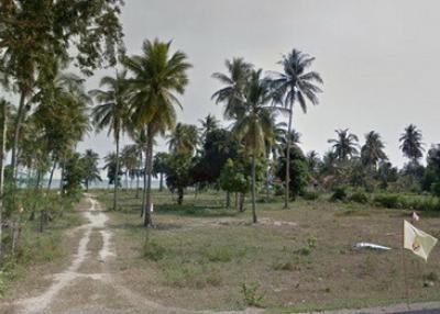 37564 - Land for sale, seaside, private beach, area 2 rai 197 sq wa, Prachuap Khiri Khan.
