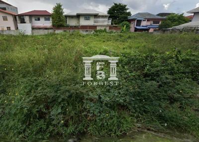 42021 - Land on Ratchaphruek Road. Near The Crystal Entering the alley is not deep, 456 sq wa Suitable for building a house or apartment