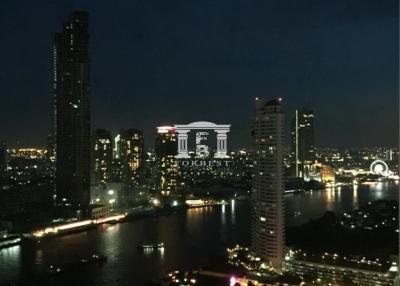 90625 - Condo Baan Sathorn Chao Phraya, 28th floor, Chao Phraya River view, area 74.51 square meters.