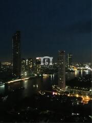 90625 - Condo Baan Sathorn Chao Phraya, 28th floor, Chao Phraya River view, area 74.51 square meters.
