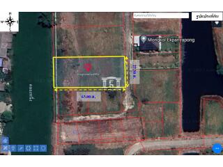 43140 - Krisada Nakhon Village 19 Land for sale, Pathum Thani, Khlong Luang, area 1-0-27 rai.