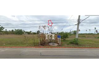 43256 - Land for sale, area 9-3-15 rai, next to Kuiburi beach. Prachuap Khiri Khan