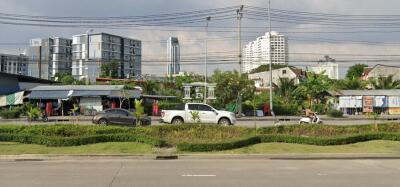 43298 - ขายที่ดิน เนื้อที่ 1-3-14 ไร่ ติดถนนหัวหมาก ใกล้ MRT ศรีกรีฑา