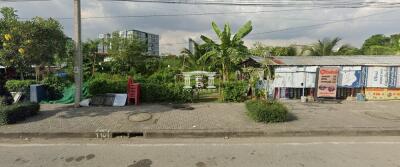 43298 - Land for sale, area 1-3-14 rai, next to Hua Mak Road, near MRT Sri Kritha.