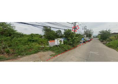 43345 - Land for sale, area 8-3-90.50 rai, next to Sukhumvit, Bang Pu Industrial Estate.
