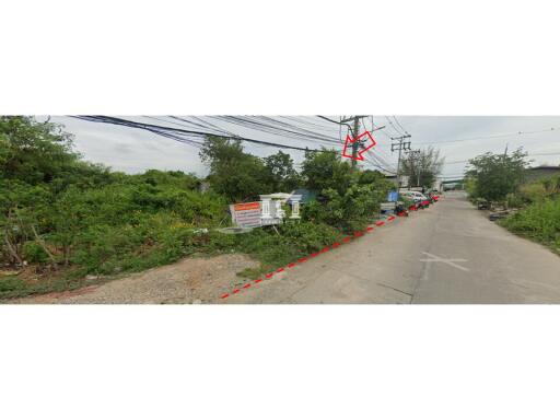 43345 - Land for sale, area 8-3-90.50 rai, next to Sukhumvit, Bang Pu Industrial Estate.