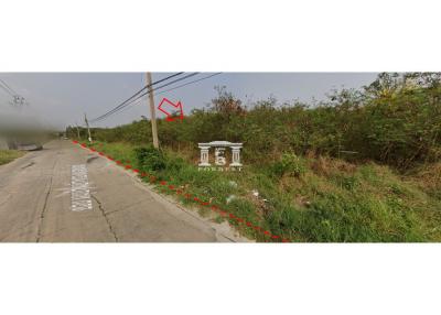 43354 - Land for sale, Buathong Land Village, area 2-0-24 rai, Bang Kruai-Sai Noi Road.