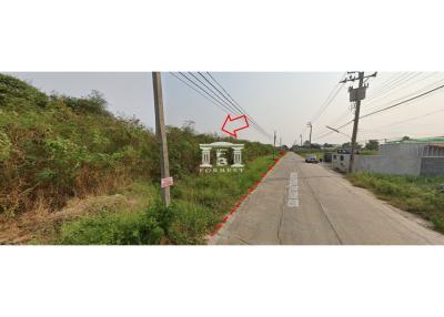 43354 - Land for sale, Buathong Land Village, area 2-0-24 rai, Bang Kruai-Sai Noi Road.