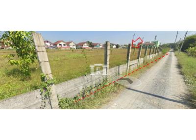 43402 - Land for sale, area 5-1-34 rai, along Khlong Thawi Watthana Road. Near Sanam Luang 2 Market