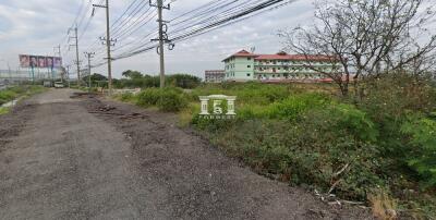 43413 - Land for sale, area 7 rai, next to Rama 2 Road, km. 44.