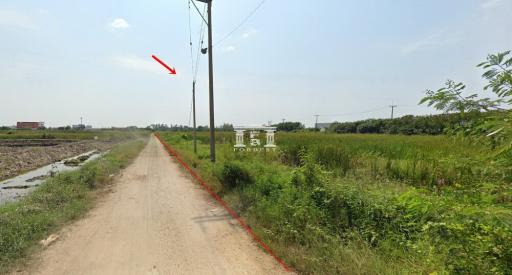 43542 - Land for sale, Rama 2 Road, near Mahachai Muang Mai, area 18-0-21 rai.