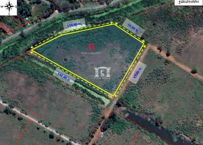 43550 - Land for sale, Suwinthawong, Khlong Luang Phaeng, Chachoengsao, area 6-0-74 rai.