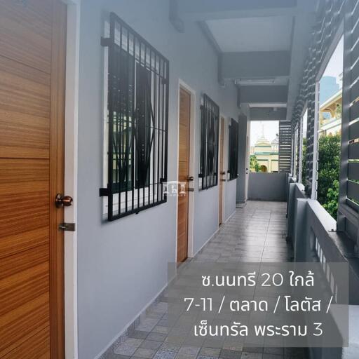 43591 - Apartment for sale, Nonsi Road, 20 rooms, area 71 sqw. Near Lotus Rama 3
