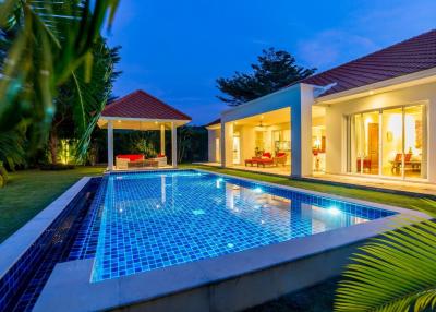 Luxury 3 Bed 3 Bath Mountain View Pool Villa For Sale at Baan Ing Phu