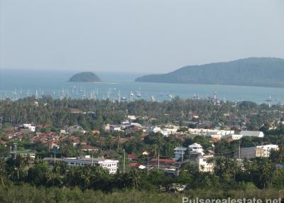 Sea View Land for Sale in Chalong, Phuket - Approx 2 Rai - Suitable for Development of 5-7 Luxury Villas