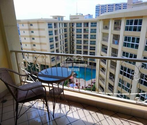 Spacious, 2 bedroom, 1 bathroom for rent in City Garden Residence, central Pattaya.