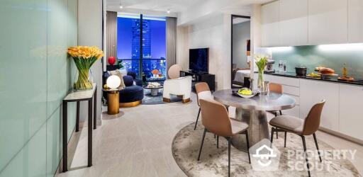 2-BR Condo at Tait Sathorn 12 near BTS Saint Louis