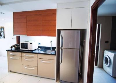 Modern kitchen with stainless steel appliances