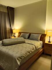 Cozy bedroom with warm lighting and elegant decor