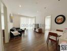 Spacious and modern living room with natural light