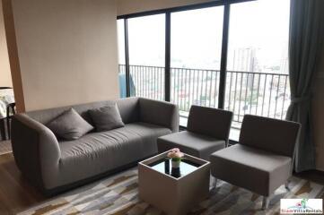 Teal Sathorn- Taksin  City Views from the 27th Floor of this Furnished Three Bedroom Condo in Wongwian Yai