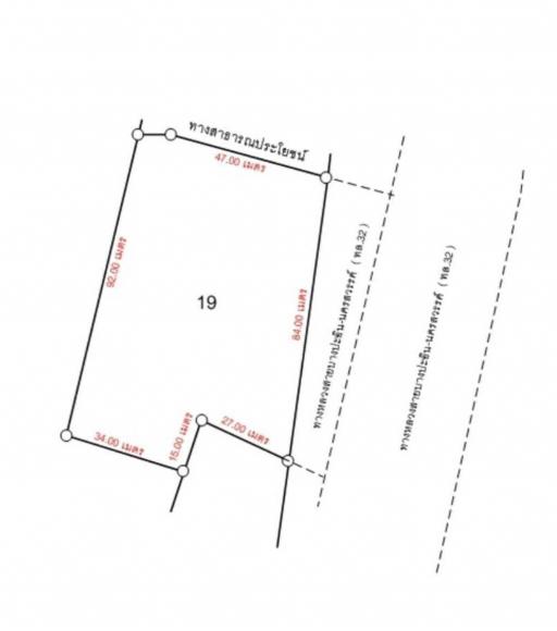 Floor plan diagram with measurements