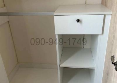 Compact built-in storage furniture in a residential building