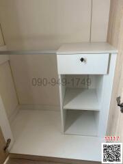 Compact built-in storage furniture in a residential building