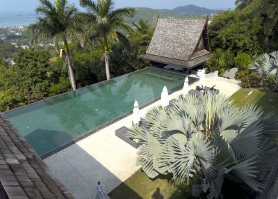 Amazing 6 bedrooms sea-view villa for sale Bophut Hill