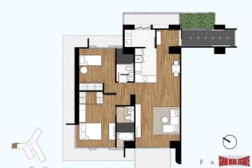 The Pano Rama 3 - 107 sqm. and 2 bedrooms