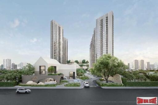 New High-Rise Condo Community with Excellent Facilities and Fully Furnished at Ratchada-Rama 9 - Studio Units