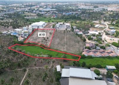 Aerial view of property lot A10 highlighted for real estate opportunity