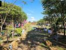 Spacious public park with recreational facilities and greenery