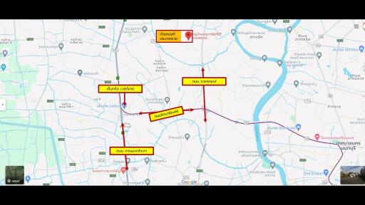 Overview map of local area with streets and places marked