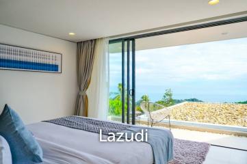 3 Ensuite Bedrooms With Super Panoramic Seaview In Lamai