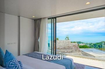 3 Ensuite Bedrooms With Super Panoramic Seaview In Lamai