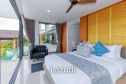 5 Ensuite Bedrooms With Super Panoramic Seaview In Lamai