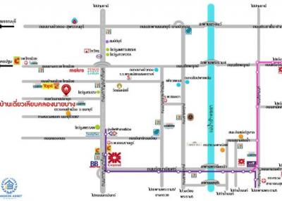City transport map with multiple routes and stations