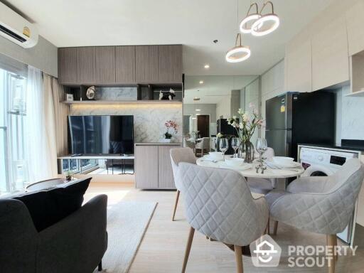 1-BR Condo at Noble Revolve Ratchada near MRT Thailand Cultural Centre