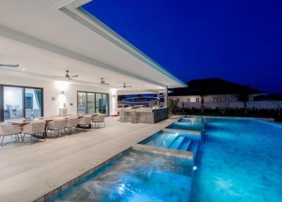 Luxury Pool villa on large land plot for sale Hua Hin