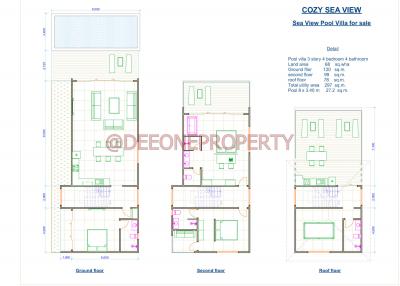 *NEW* Cozy Sea View Pool Villa for Sale - North East Coast, Koh Chang