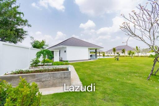 PARK LAND : Modern 4 Bed Pool Villa with big land plot