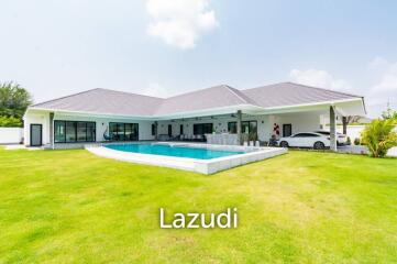 PARK LAND : Modern 4 Bed Pool Villa with big land plot