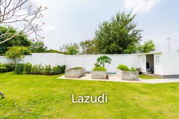 PARK LAND : Modern 4 Bed Pool Villa with big land plot