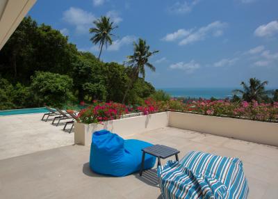 4 bedrooms sea-view villa for sale in Lamai area
